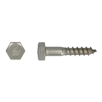 Imagen del producto de Tornillo de rosca macho, norma DIN 571, acero A2 - M8 x 100 mm