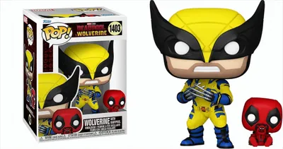Produktbild von Deadpool & Wolverine - Wolverine With Babypool 1403 - Funko Pop! Vinyl Figur