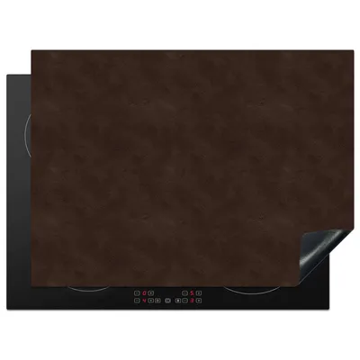 Produktbild von KitchenYeah© Herdabdeckplatte Induktionsschutz - Leder - Braun - Tiere , 70x52cm, Küche Deko, Glaskeramikkochfeld Herdabdeckung, Abdeckplatte fùr Kochfeld
