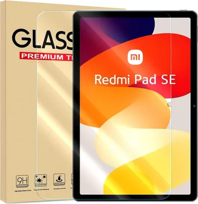 Produktbild von Panzer Folie für Xiaomi Redmi Pad SE Echt Glas Displayschutzfolie Transparent Glasfolie 9H Härtegrad Schutzglasfolie