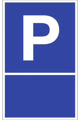 Produktbild von Dreifke® Parkplatzschild - zur Selbstbeschriftung, Alu, 400x650 mm
