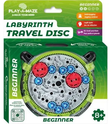 Produktbild von Carletto Labyrinth Travel Disc, Kugellabyrinth, Anfänger, 8 Jahr(e), 10 min