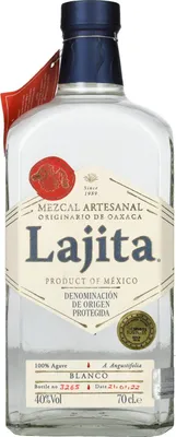 Produktbild von Lajita Mezcal Artesanal BLANCO 40% Vol. 0,7l