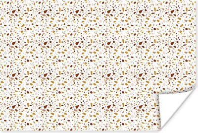 Produktbild von MuchoWow® Poster Terazzo - Textur - Muster 60x40 cm - Schlafzimmerdekoration