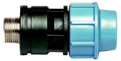 Produktbild von Unidelta PP Anschlussverschraubung mit Messing-Außengewinde 32mm x 1"