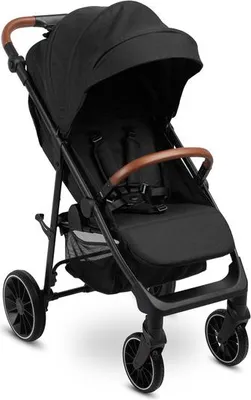 Kinderwagen elma von Caretero, schwarz, für Spaziergänge und Reisen