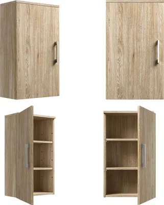 Produktbild von Hängeschrank RIMAO-100 Eiche hell Nb., B/H/T: ca. 35/62/16,6 cm