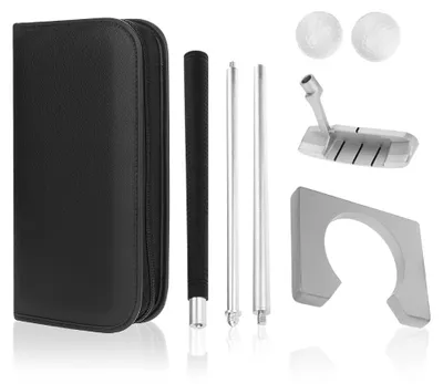 Immagine prodotto di Solidchoice - Set da golf da interno con mazze e palline, completo di borsa da trasporto