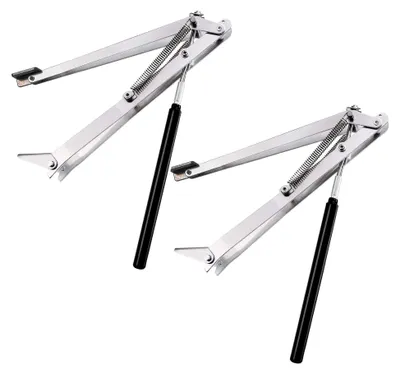 Produktbild von 2×Automatischer Fensteröffner für Gewächshäuser mit 14 kg Hubkraft und doppelter Feder, Hubhöhe 45 cm