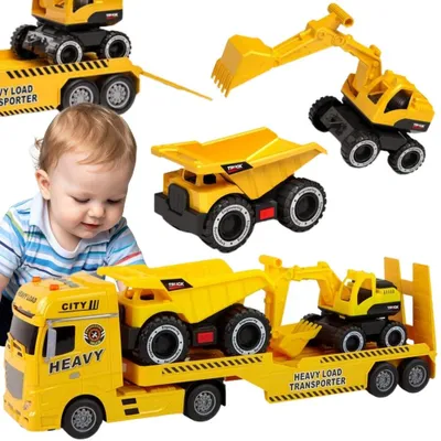 Obrázok produktu pre WOOPIE Karavan so stavebnými vozidlami