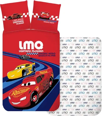 Produktbild von Disney Cars Baby Bettwäsche 40 x 60 cm + 100 x 135 cm