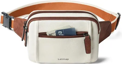 Produktbild von Gürteltasche 3 l, Kunstleder, für Reisen, 4 Reißverschlusstaschen, wasserdicht, klein