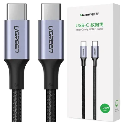 Immagine prodotto di Cavo Usb-C Do Usb-C Ugreen Us316, 100W, 1,5M (Czarny)