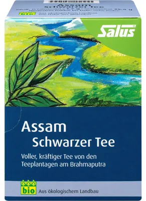 Produktbild von Salus schwarzer Tee Assam , 15 St. Filterbeutel