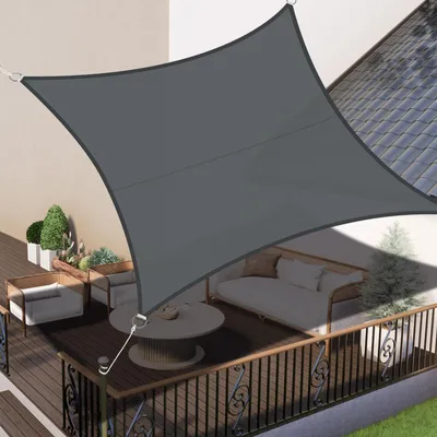 Image de Voile d'ombrage imperméable UV 2x2m pour jardin et extérieur