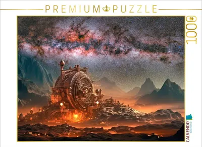 Produktbild von CALVENDO Puzzle Mondbasis | 1000 Teile Lege-Größe 64x48cm Foto-Puzzle für glückliche Stunden