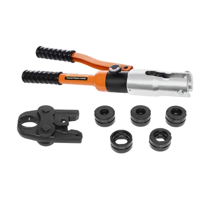 Obrázek produktu pro Profesionální krimpovací kleště, maximální síla 10 tun, ergonomická rukojeť, kleště ve tvaru M