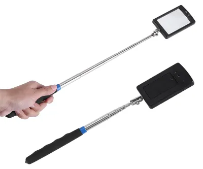 Inspektionsspiegel mit LED-Licht, 360° drehbar, teleskopisch