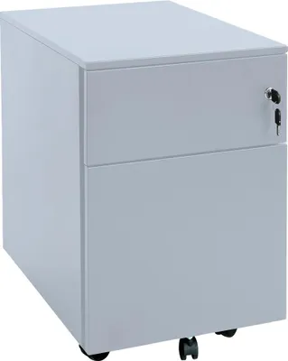 Produktbild von Rollcontainer Bürocontainer mit Hängeregistratur  55x40x59cm Lichtgrau 505900