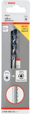 Immagine prodotto di BOSCH 2608588151 BOSCH CYL-5 Betonbohrer, Ø 8,0 mm, 1 St.