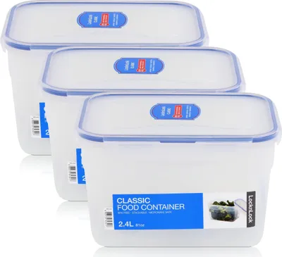 Produktbild von LocknLock Classic HPL323 Frischhaltedose 2,4L - Luft & Wasserdicht (3er Pack)