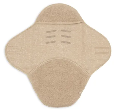 Produktbild von Jollein Einschlagdecke für Babyschale Sherpa Merino Wool - Natural, Deckenverpackung, Beige, Junge/Mädchen