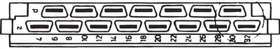 Image de SCHROFF Connecteur H 15 F - LISTE DE RESSORT H15F (69001733)