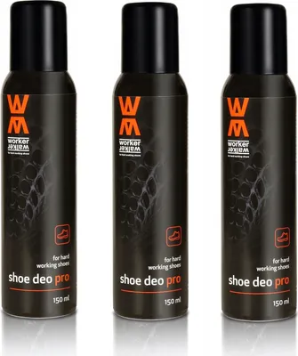 Produktbild von Schuh Deo für Arbeits150 ml - 3 Stück