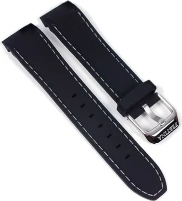 Produktbild von Festina Ersatzband Uhrenarmband Kautschuk schwarz 20mm für F16394/2 F16492 F16394