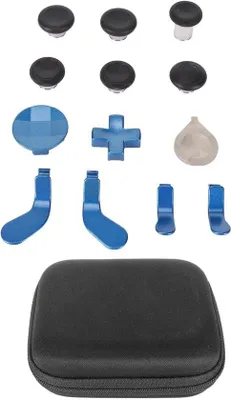 Obrázek produktu pro Náhradní kovové páčky pro ovladače Elite, magnetické, modré, 13 kusů