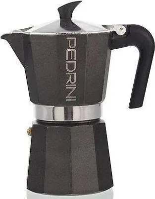 Immagine prodotto di Pedrini Caffettiera 6 tazze antracite