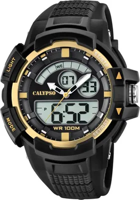 Produktbild von Calypso Armbanduhr PolyurethanArmband schwarz K5767/4 AnaDigi Uhr