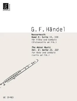 Produktbild von Wassermusik Band 2 für Flöteund Cembalo