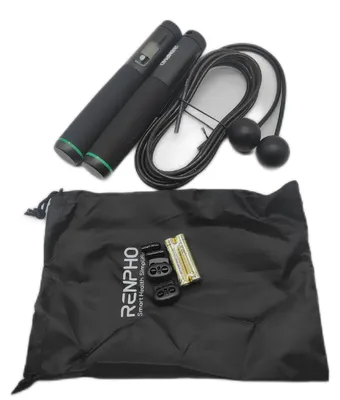 Produktbild von RENPHO Springseil Fitnessausruestung Training smartes gewichtetes Springseil Zähler