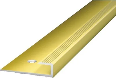 Produktbild von Prinz Einschubprofil Alu gold gelocht 27 x 7 x 1000 mm