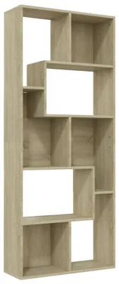 Obrázok produktu pre vidaXL Regál Sonoma Dub 67x24x161 cm odvodený výrobok z dreva
