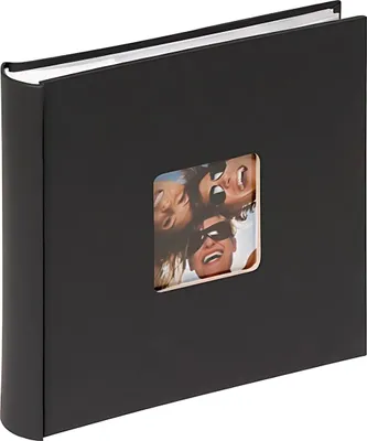 Produktbild von Walther Design FUN, Schwarz, 200 Blätter, 10 x 15, 224 mm, 223 mm