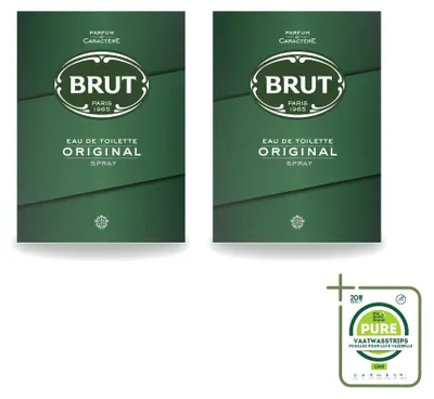 Zdjęcie produktu dla 2 sztuki perfum Brut Original Eau de Toilette, pojemność 100 ml - opakowanie zbiorcze