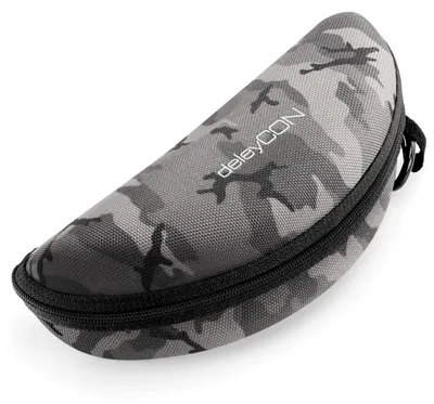 Produktbild von deleyCON Brillenetui Hardcase Hartschale Brillenbox - Schwarz Camouflage