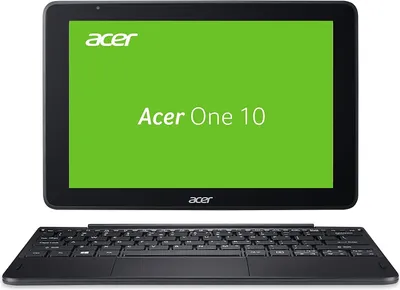 Produktbild von Acer NT.LCQEG.001 Acer Aspire Switch One 10 S1003-1298 1.44GHz x5-Z8300 10.1Zoll 1280 x 800Pixel Touchscreen Schwarz, Grau Hybrid (2-in-1)