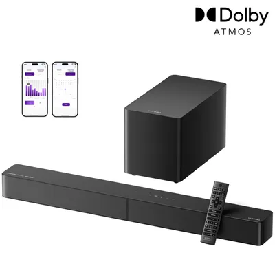 Produktbild von Poseidon M60 Boom - Soundbar - 5.1-Kanal - Dolby Atmos - HDMI - Fernbedienung - 40 Hz–18 kHz