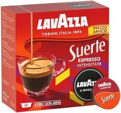 Immagine prodotto di Caffè Suerte Espresso 36 capsule - Lavazza