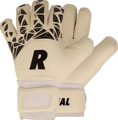 Produktbild von Real Classico Pro Torwarthandschuhe Kinder - Weiß / Schwarz  | Größe: 6,5