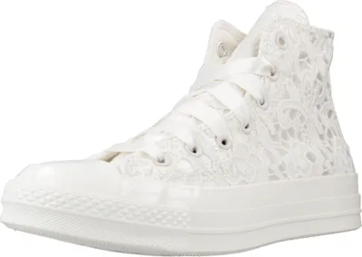 Immagine prodotto di Sneakers Del Marchio Converse Del Modello Chuck 70 Crocheted Satin Bianco
