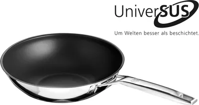 Produktbild von Schulte-Ufer Astral Wokpfanne mit UniverSUS Oberfläche Ø28 cm