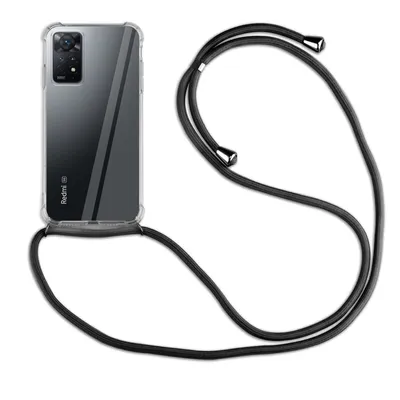 Produktbild von betterfon Handykette für Xiaomi Redmi Note 11 Pro 4G/5G Handyhülle mit Band  Schwarz