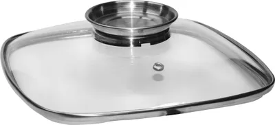 Produktbild von STONELINE® Glasdeckel Eckig 24 cm mit Aroma-Deckel | Edelstahl
