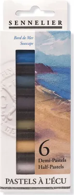 Zdjęcie produktu dla Etui na 6 połówek pasteli - Seaside