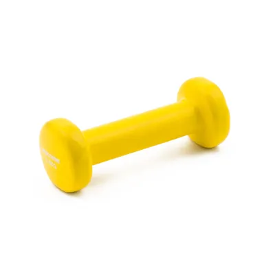 Produktbild von Sport-Thieme Fausthantel "Vinyl", 0,5 kg, Gelb