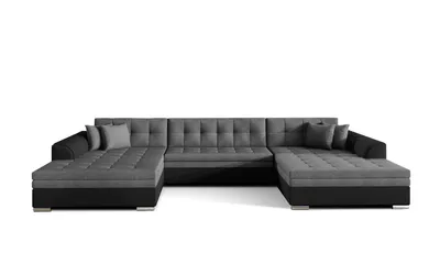 Produktbild von Ecksofa Couchgarnitur Vento mit Schlaffunktion – Großzügige Wohnlandschaft in U-Form